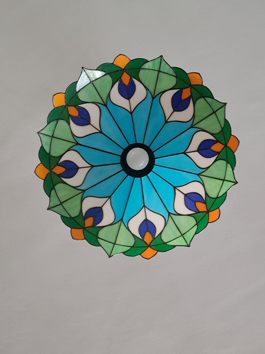 El Yapımı Vitray Lamba – Dekoratif Cam Aydınlatma | Glasy Design