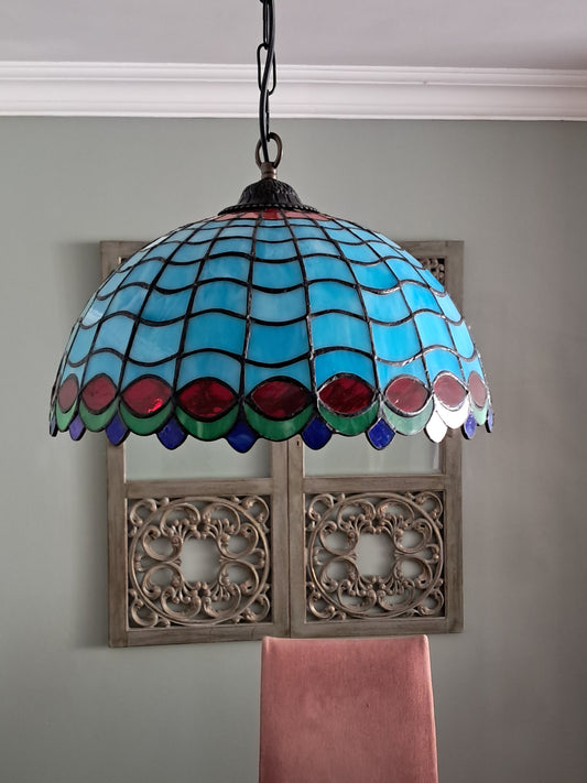 El Yapımı Vitray Lamba – Özgün Cam Sanatı | Glasy Design