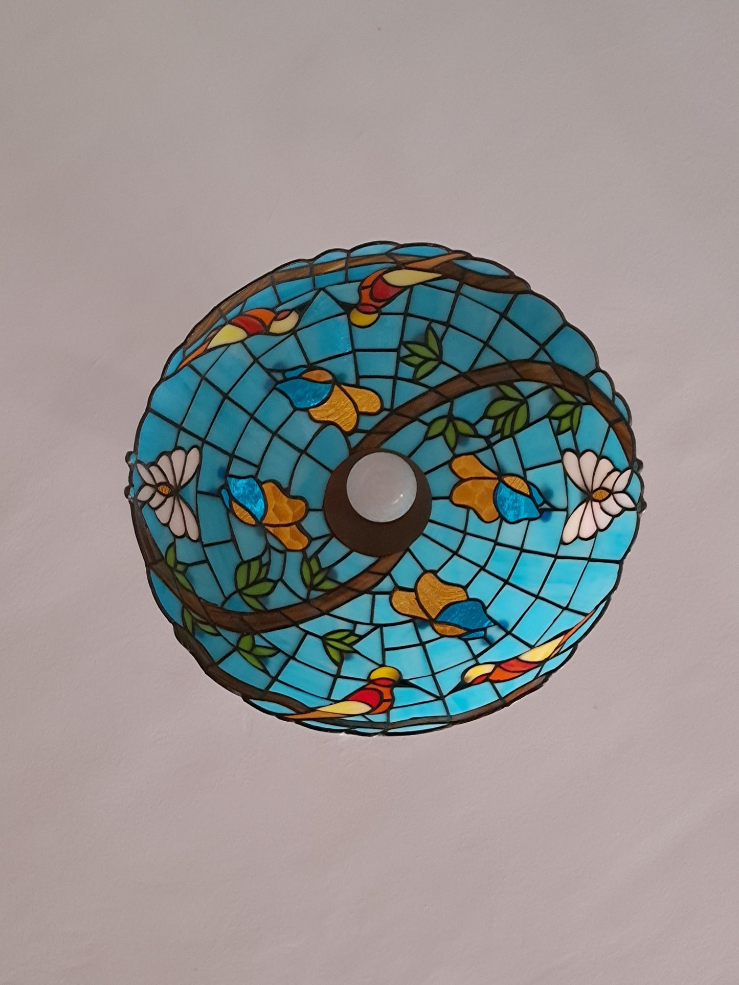 El Yapımı Vitray Lamba – Özgün Cam Sanatı | Glasy Design