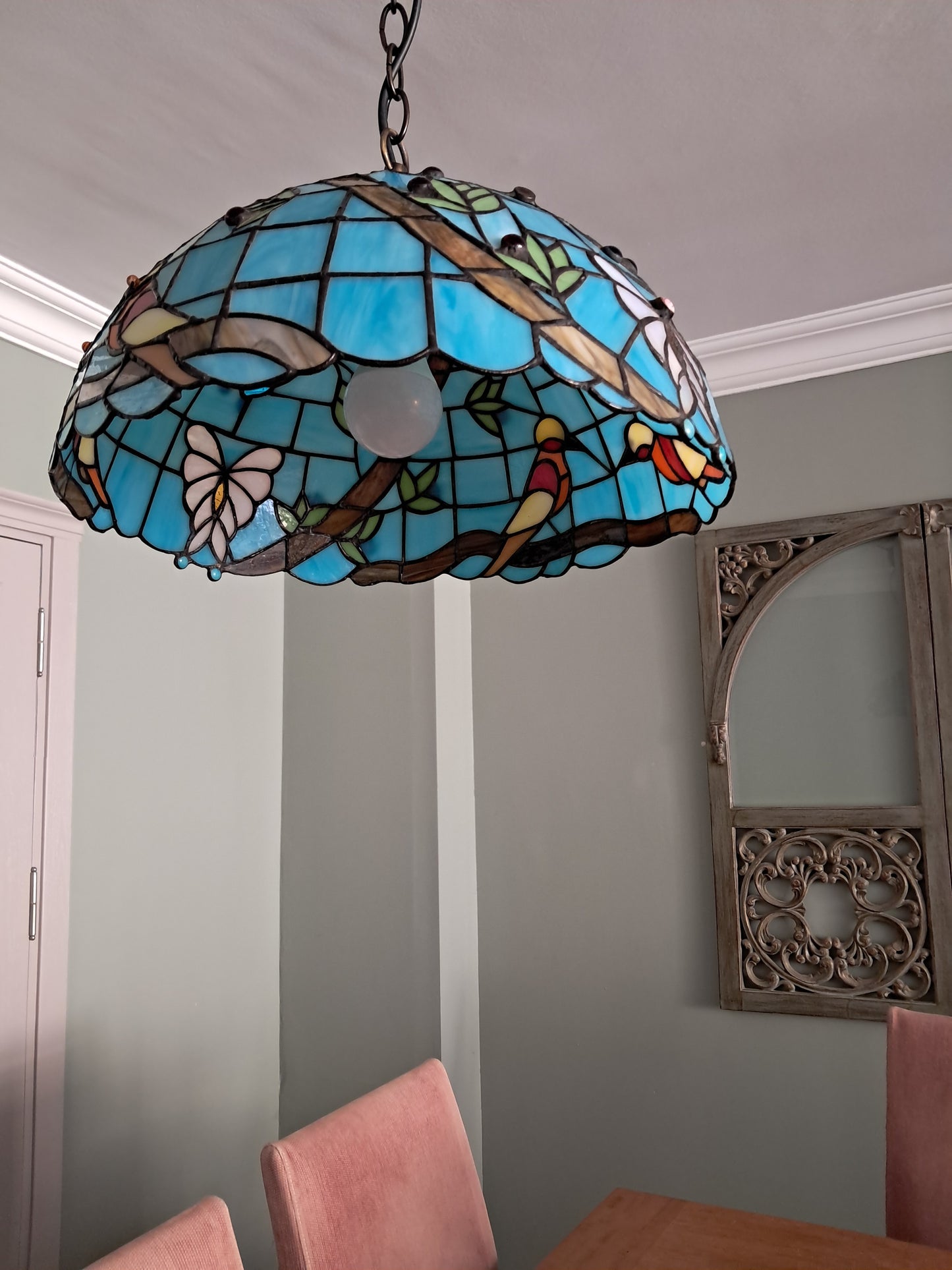 El Yapımı Vitray Lamba – Özgün Cam Sanatı | Glasy Design