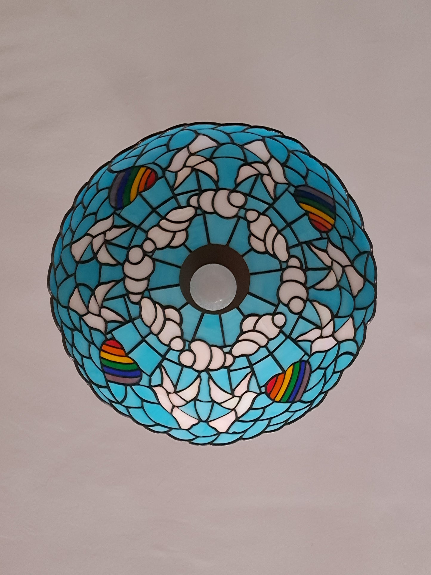 El Yapımı Vitray Lamba – Özgün Cam Sanatı | Glasy Design