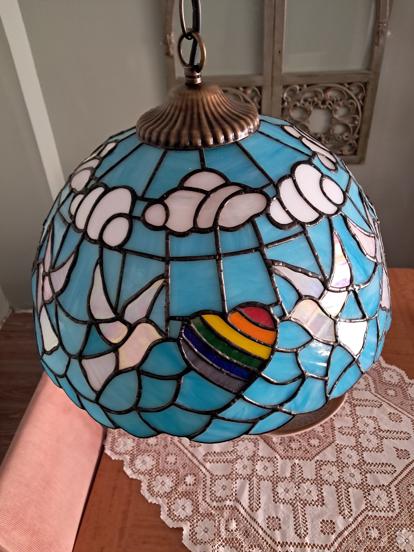 El Yapımı Vitray Lamba – Özgün Cam Sanatı | Glasy Design