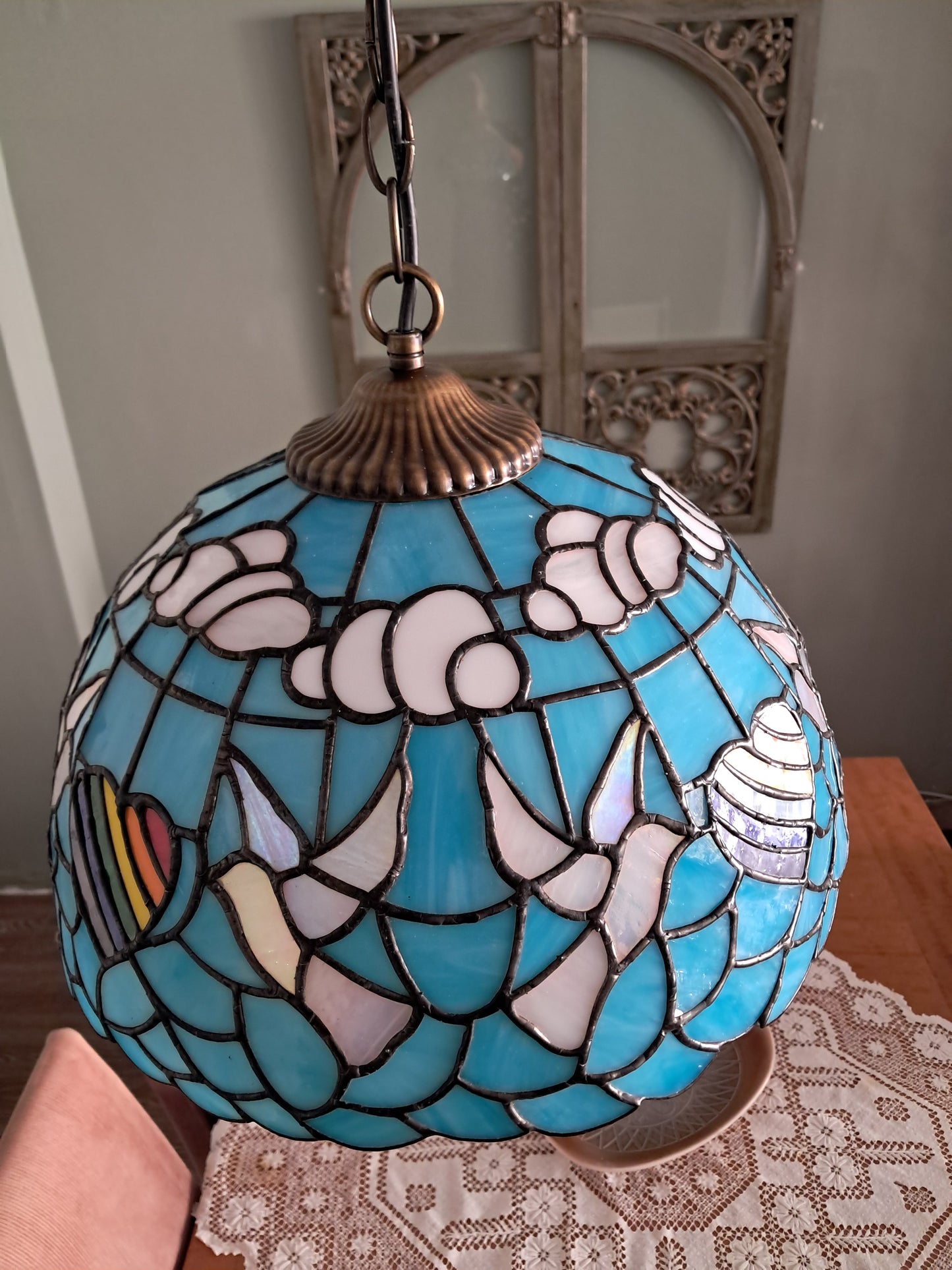 El Yapımı Vitray Lamba – Özgün Cam Sanatı | Glasy Design