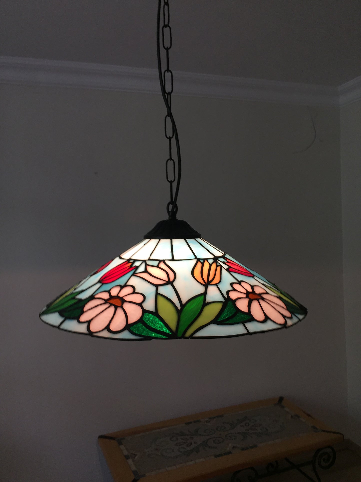 El Yapımı Vitray Lamba – Özgün Cam Sanatı | Glasy Design