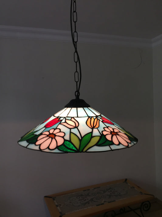 El Yapımı Vitray Lamba – Özgün Cam Sanatı | Glasy Design