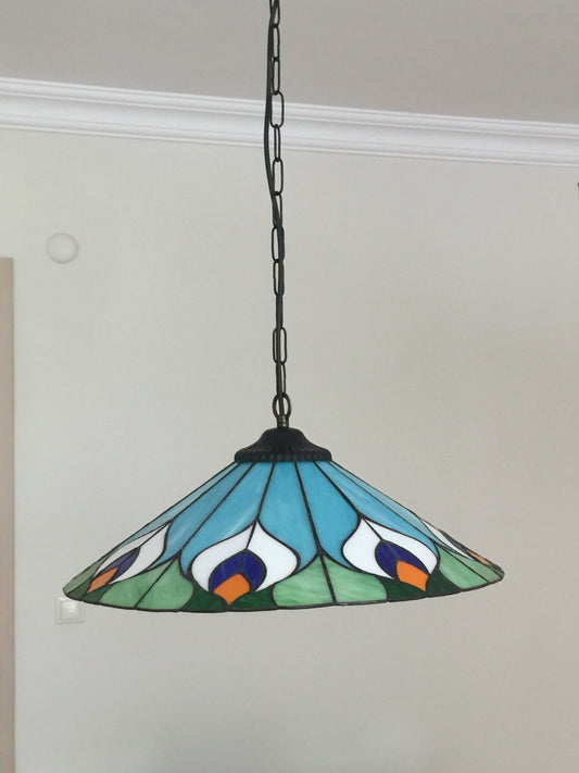 El Yapımı Vitray Lamba – Özgün Cam Sanatı | Glasy Design